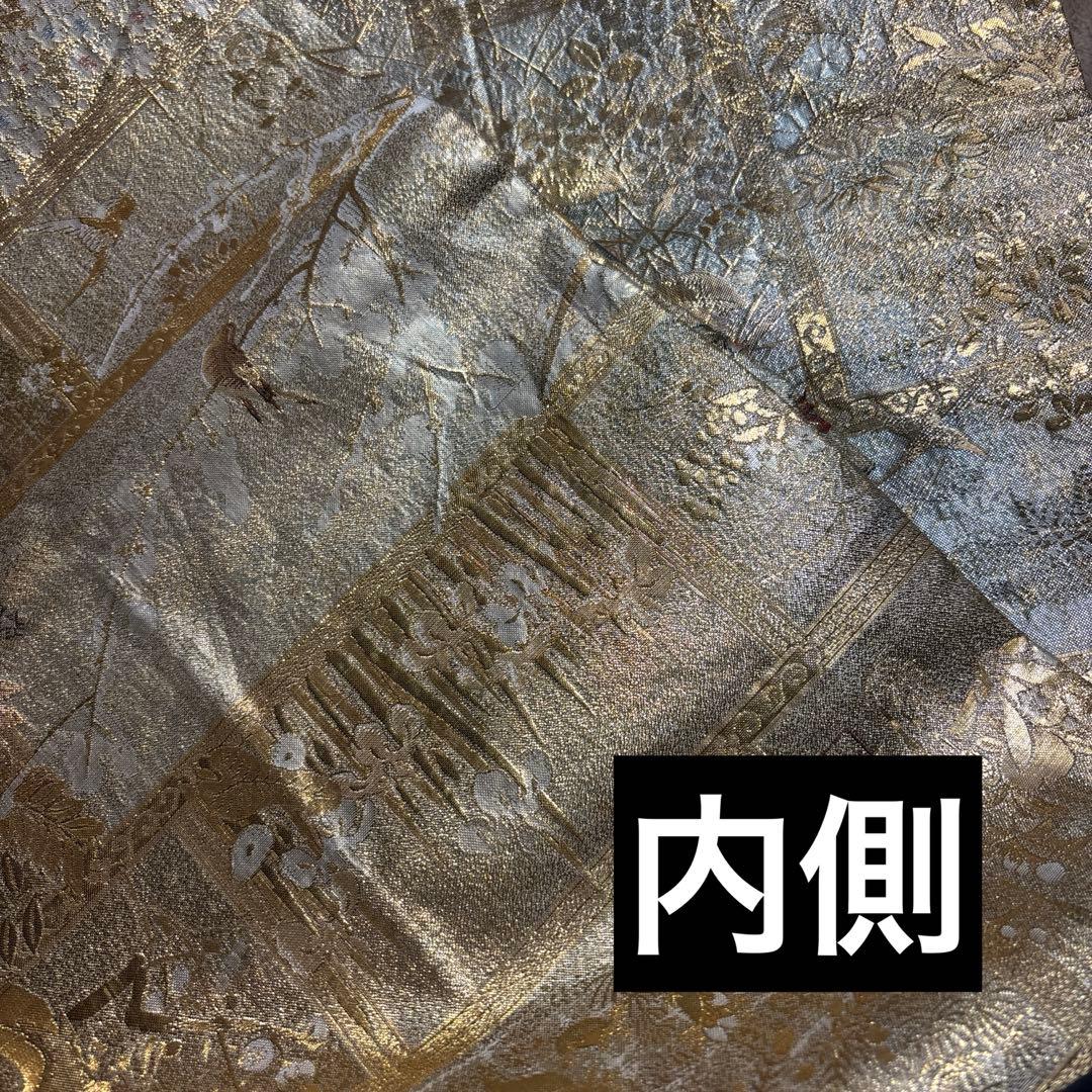 正絹全通袋帯　リバーシブル 重厚感　【琳派大全集】 特に留袖におすすめです。長尺
