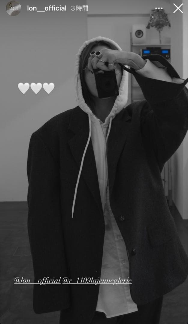 きよみ　舘かおりさん　梨花さん　LON TONE ZIP HOODIE