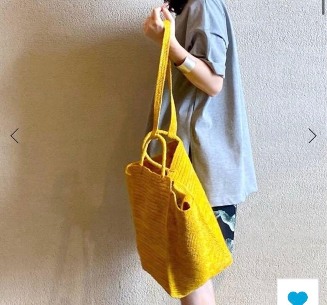 美品　MERCIEL カゴバッグ