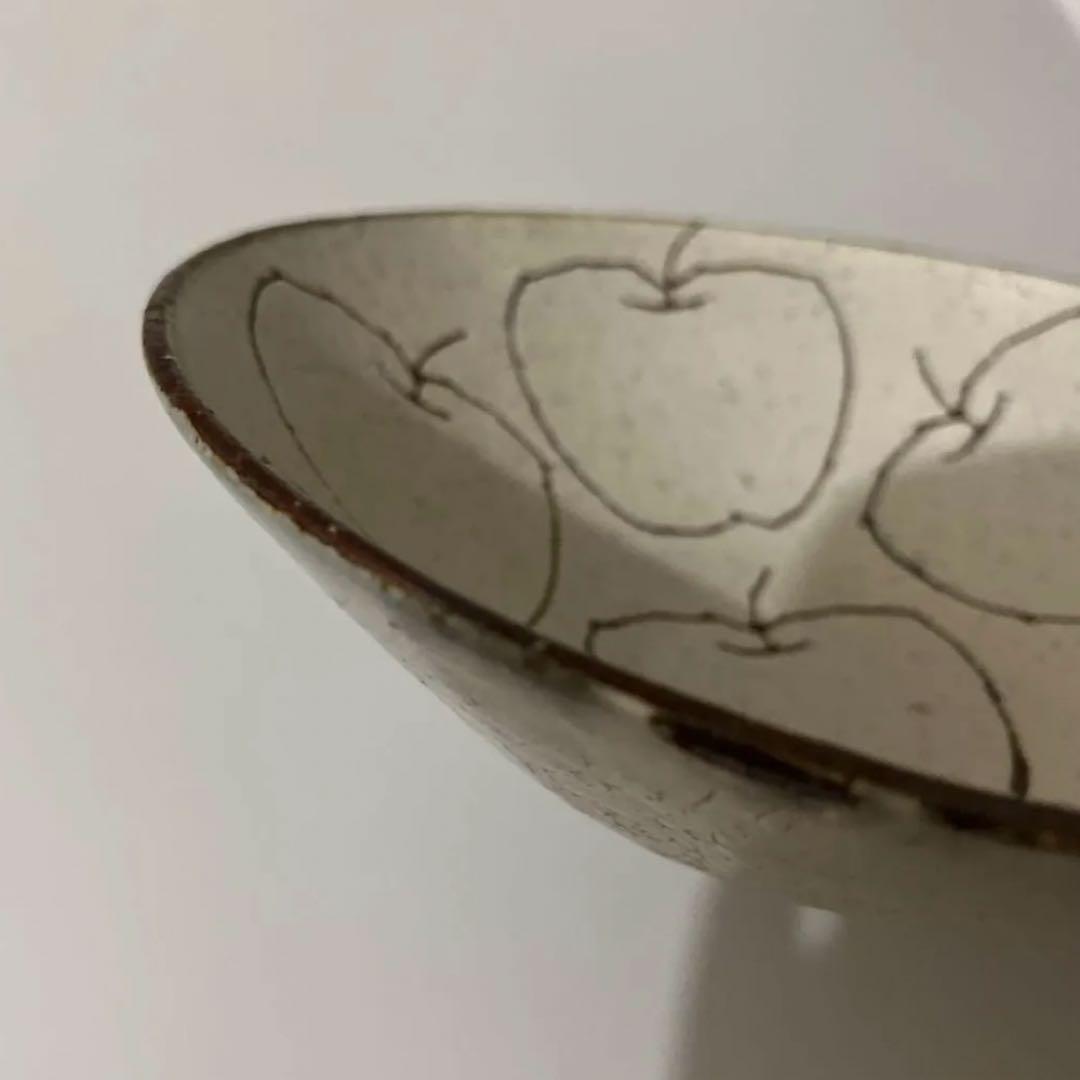 楠田純子　りんご鉢　6寸