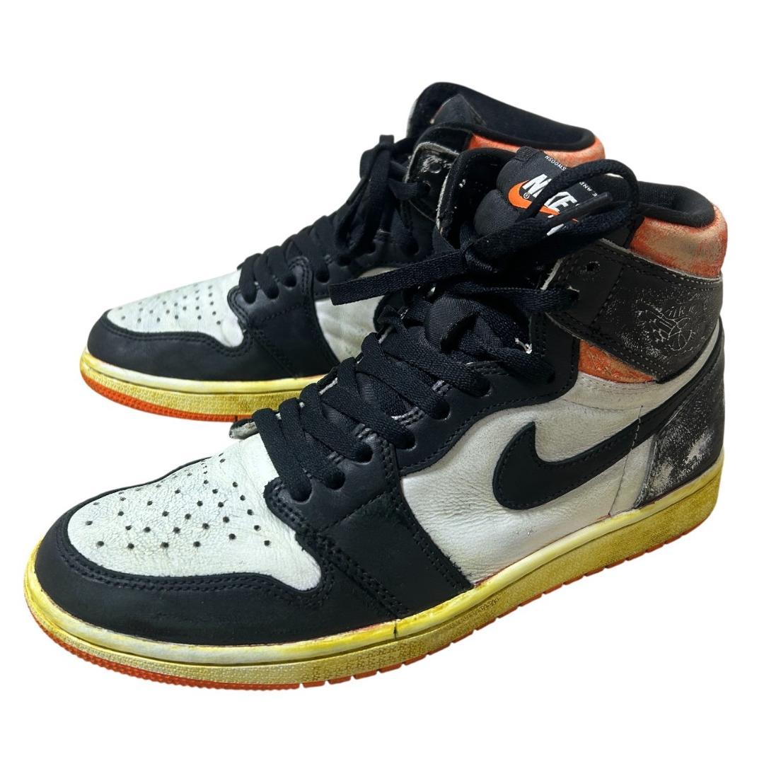 エアジョーダン1/Air Jordan1ビンテージ加工スニーカーbhkbdflA