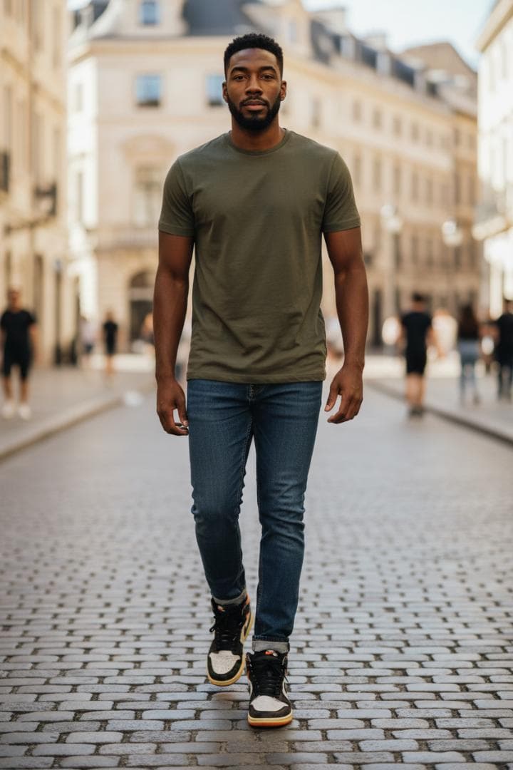 エアジョーダン1/Air Jordan1ビンテージ加工スニーカーbhkbdflA