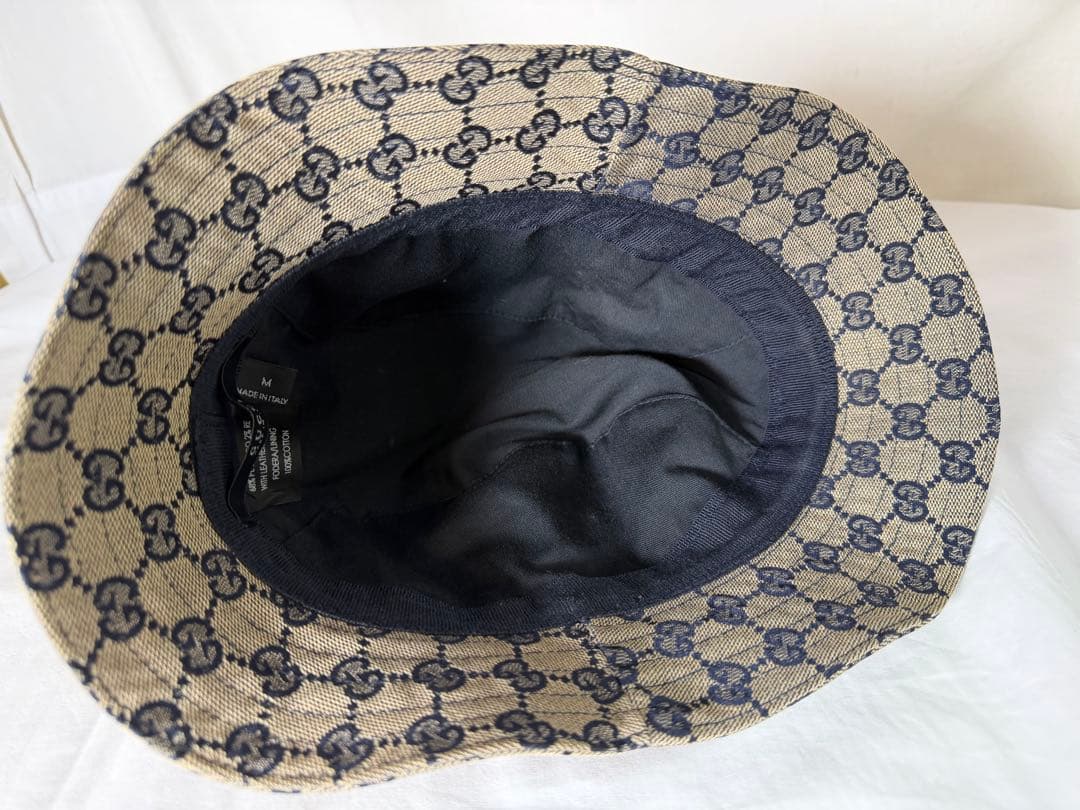 NR/11.29/19 ▶︎GUCCI バケットハット　帽子　GGロゴ