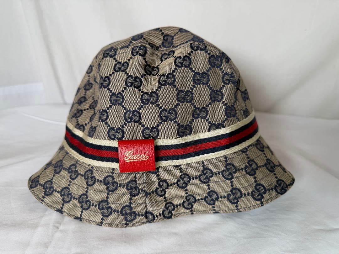NR/11.29/19 ▶︎GUCCI バケットハット　帽子　GGロゴ