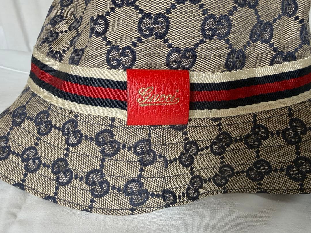 NR/11.29/19 ▶︎GUCCI バケットハット　帽子　GGロゴ