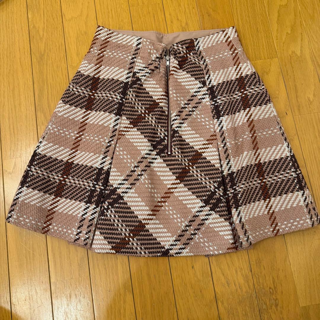 SINDIEL ロービングチェックミニスカート ピンク 1 Mサイズ