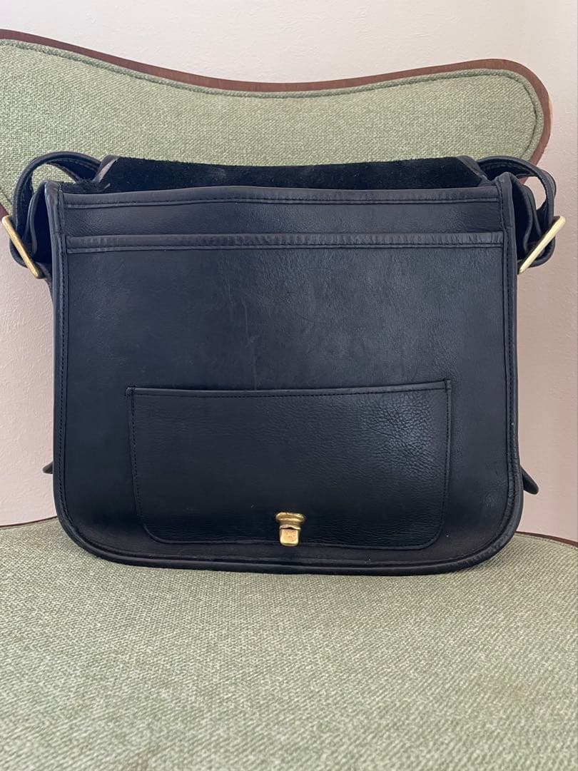 old coach レザー ショルダーバッグ