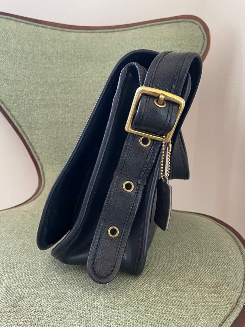 old coach レザー ショルダーバッグ