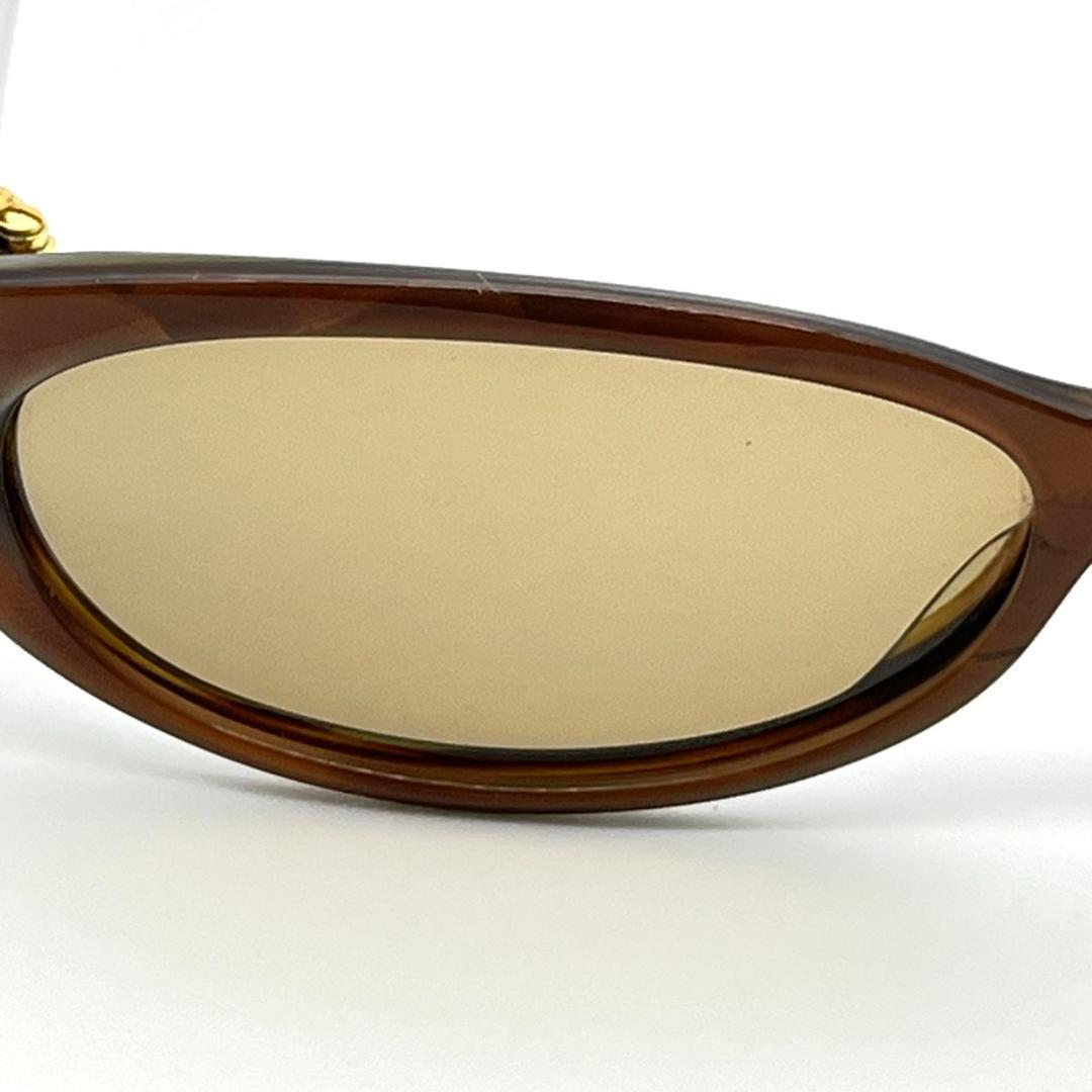 美品 GUCCI サングラス べっ甲 度無し Gロゴ ゴールド金具 GG2522