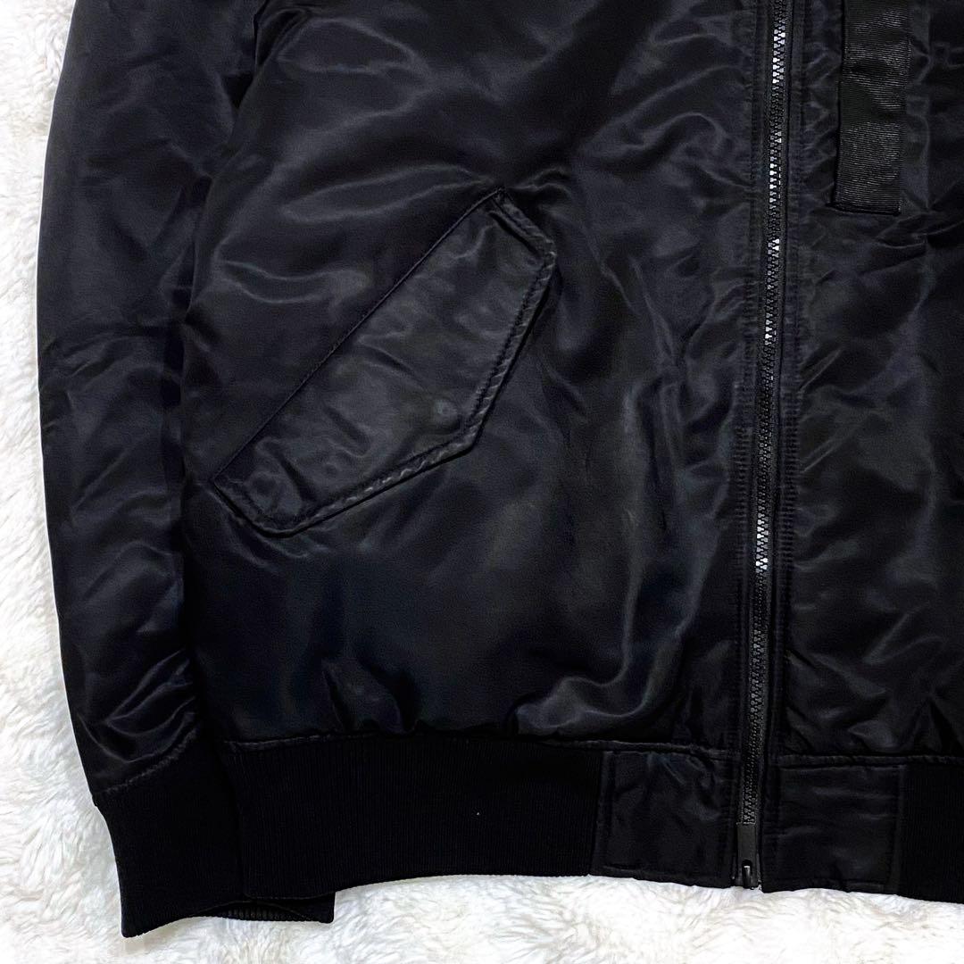 【美品】ユニクロ +J ハイブリッドダウンオーバーサイズ MA-1ブルゾン XL