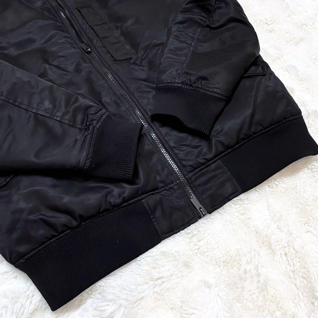 【美品】ユニクロ +J ハイブリッドダウンオーバーサイズ MA-1ブルゾン XL