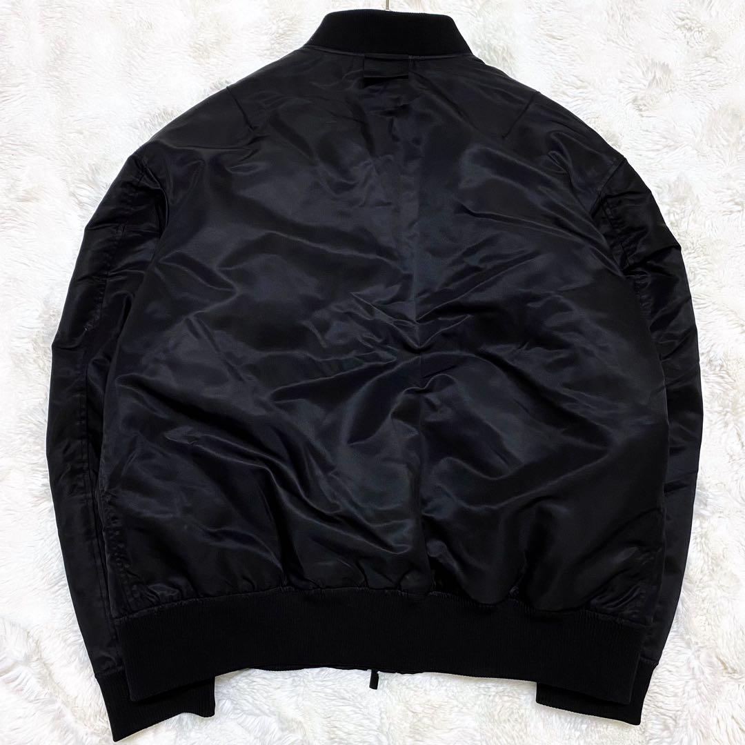 【美品】ユニクロ +J ハイブリッドダウンオーバーサイズ MA-1ブルゾン XL