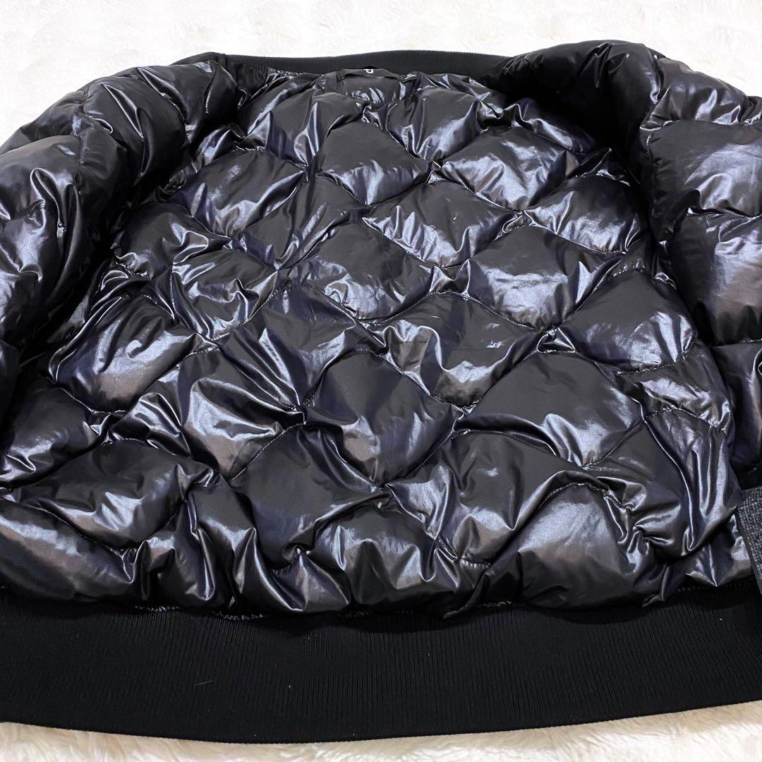 【美品】ユニクロ +J ハイブリッドダウンオーバーサイズ MA-1ブルゾン XL