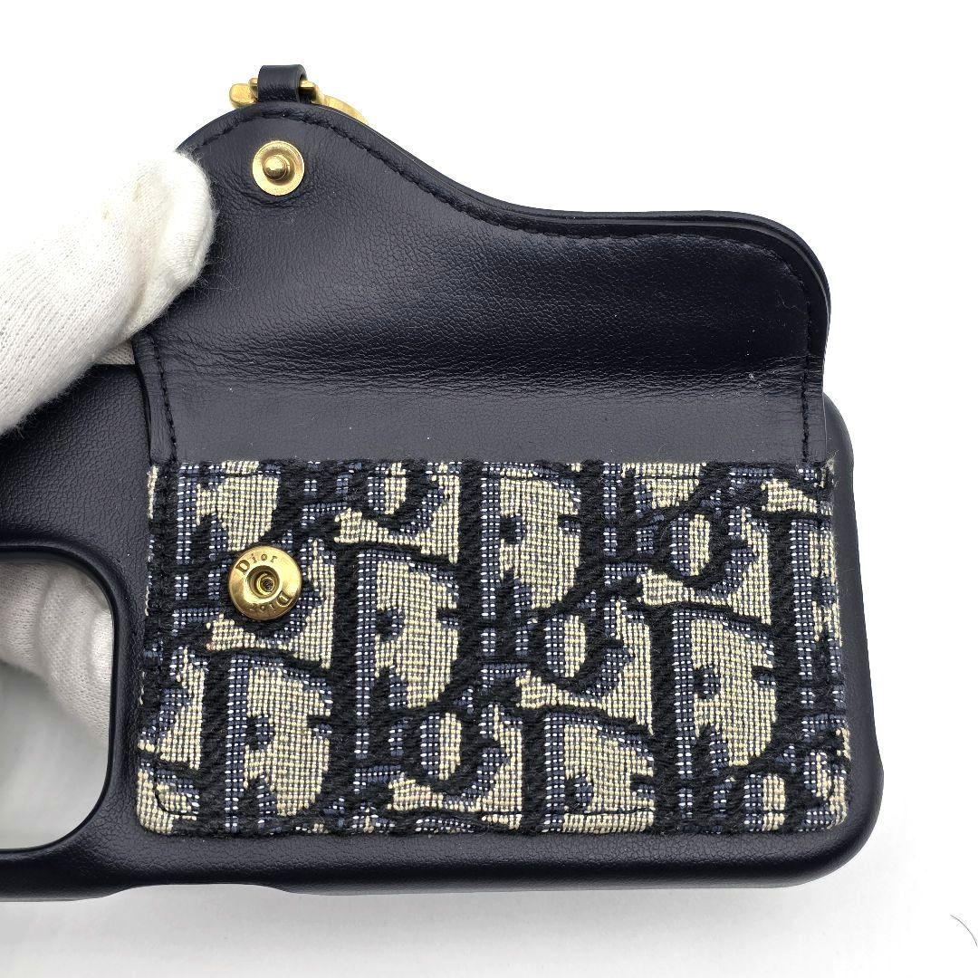✨極美品✨Dior iphone15pro ケース トロッター サドル