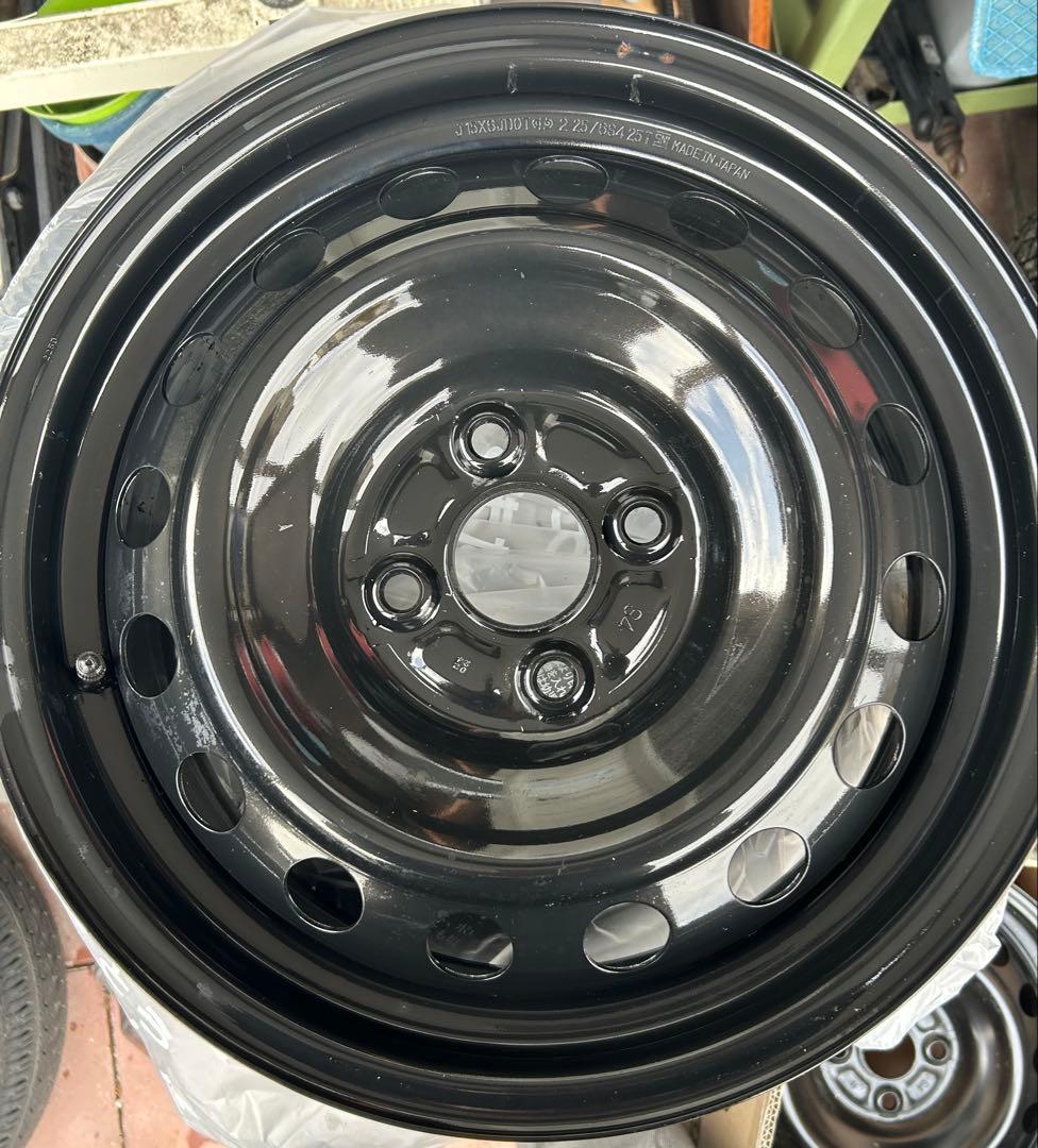 アクア　15インチ スチールホイール 4本セット