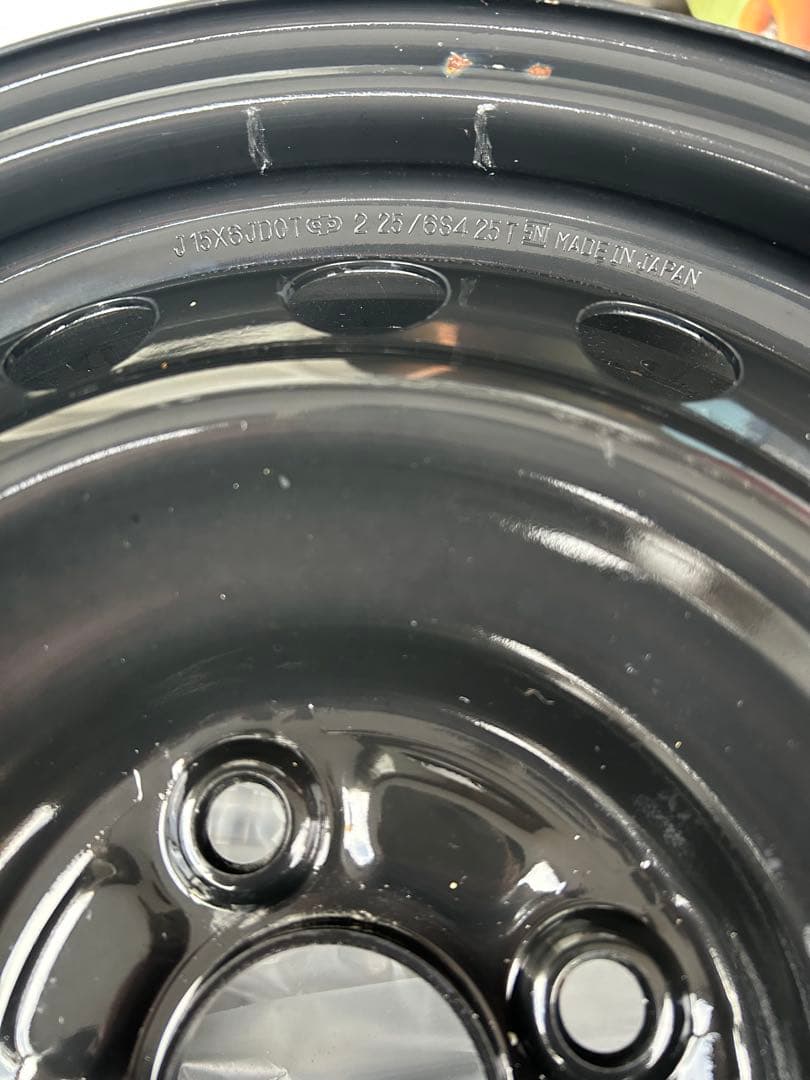 アクア　15インチ スチールホイール 4本セット