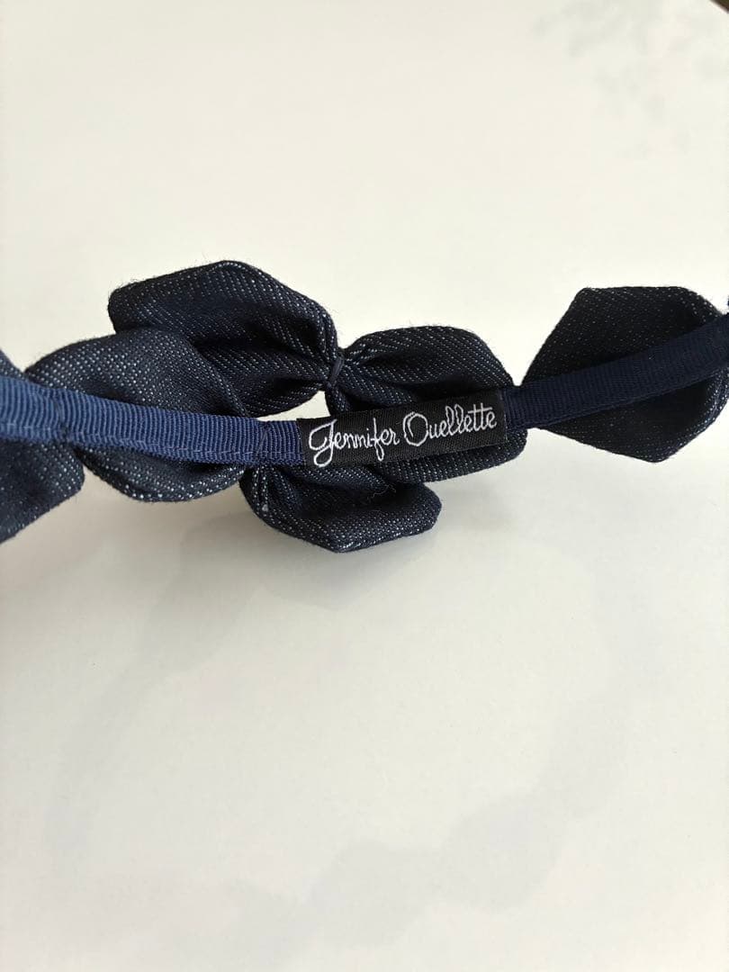 ✨美品✨ Jennifer Ouellette デニムリボンヘッドバンド