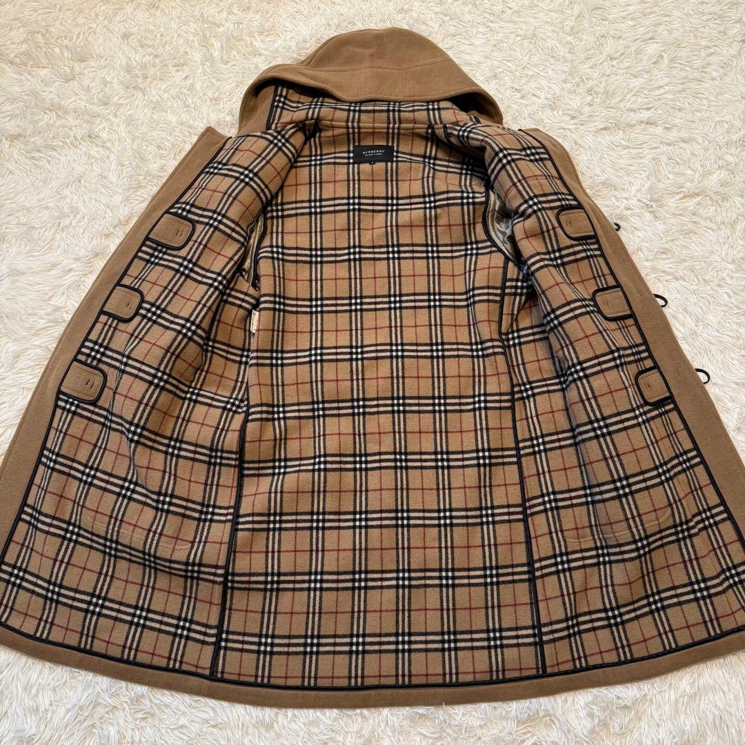 【美品】バーバリーブラックレーベル コート ダッフル ノバチェック ベージュ M