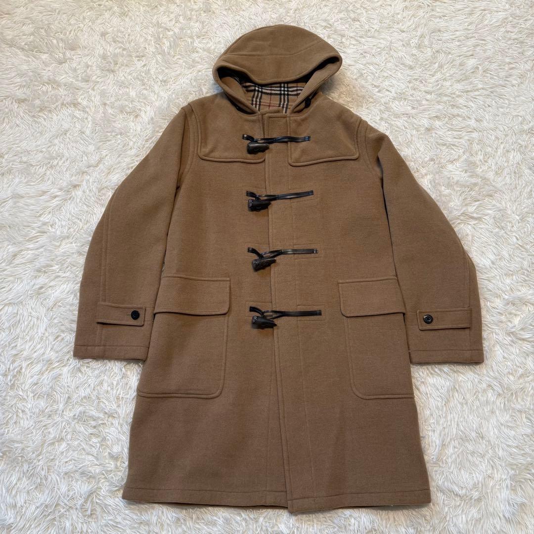 【美品】バーバリーブラックレーベル コート ダッフル ノバチェック ベージュ M