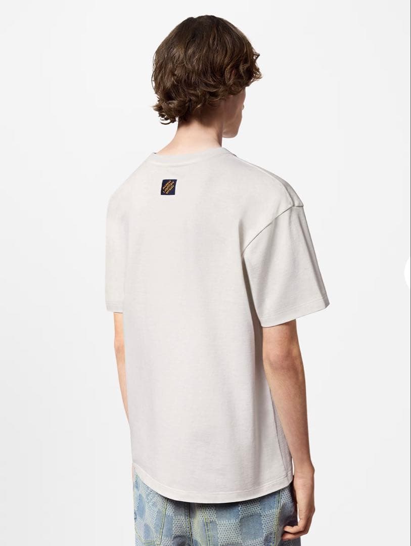 希少　即日発送　ルイヴィトン　ビーズ刺繍ロゴ　Tシャツ