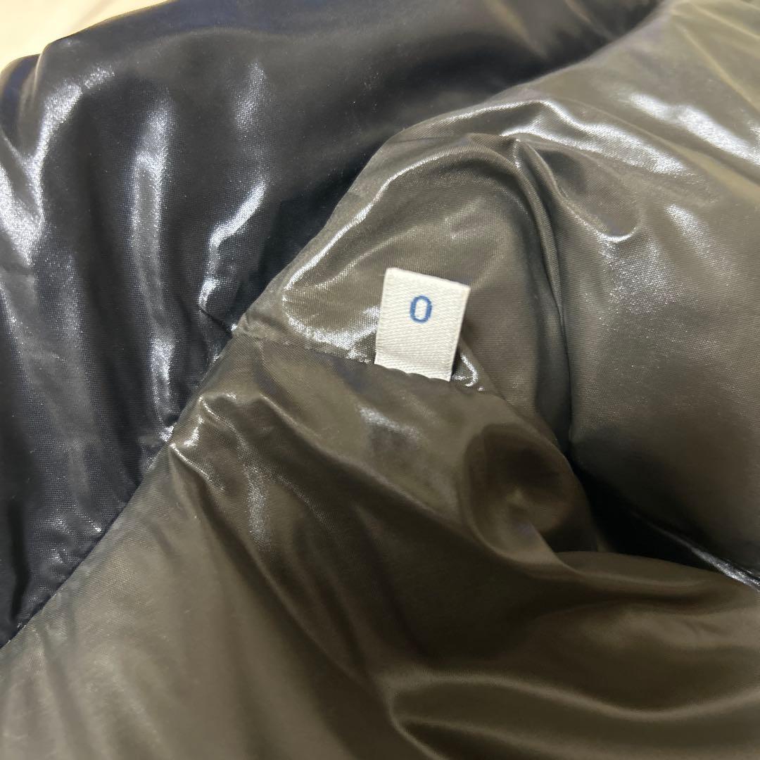 T-MUNE モンクレールブラック ダウンベスト フード付き　GALENE