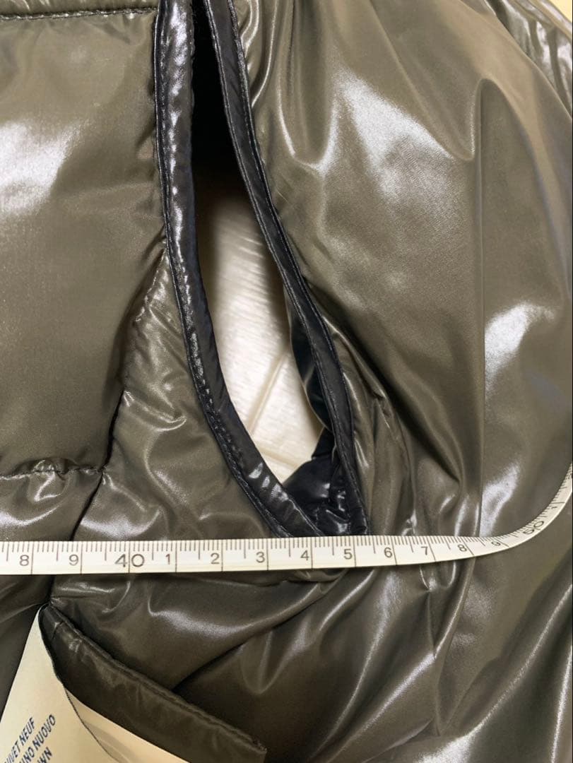 T-MUNE モンクレールブラック ダウンベスト フード付き　GALENE