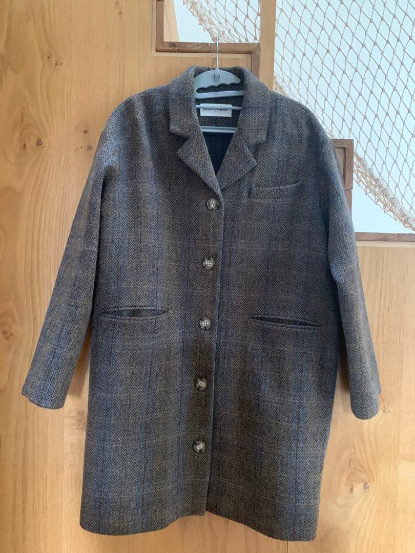 大人が着たいおしゃれなウールコート　イタリア製　ロングコートcreema