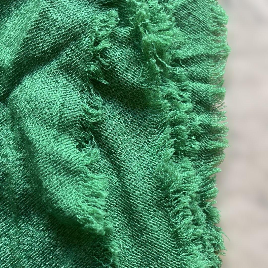 アーツアンドサイエンス ARTS&SCIENCE グリーン大判ストール