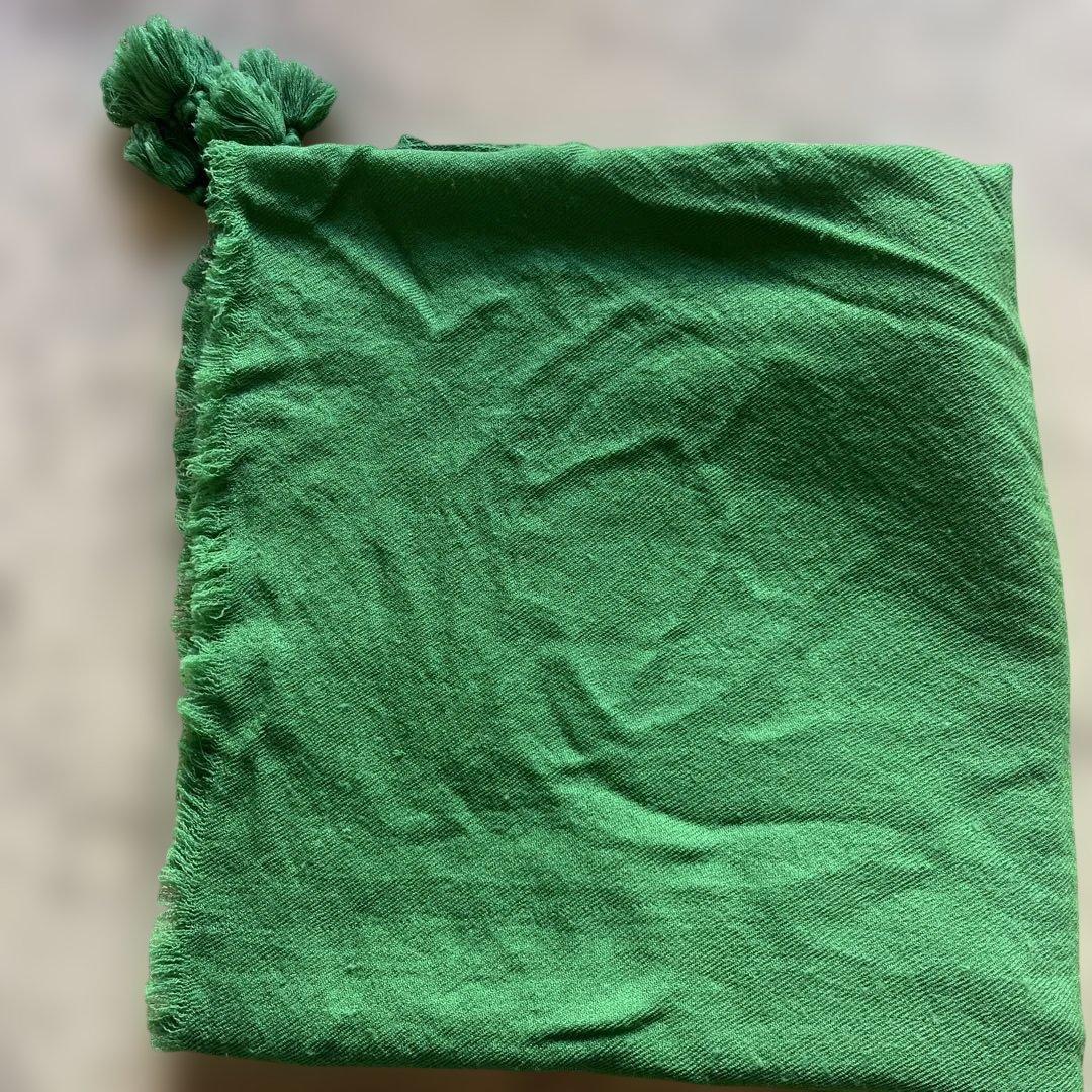 アーツアンドサイエンス ARTS&SCIENCE グリーン大判ストール