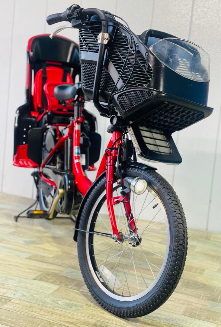 2993ヤマハ8.7アンペア3人乗り対応20インチ子供乗せ　電動アシスト自転車