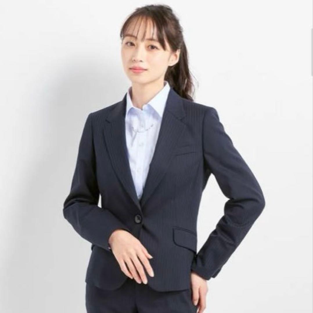 【未使用タグ付】アオキ× CanCamコラボスカートスーツセット ネイビー 5号