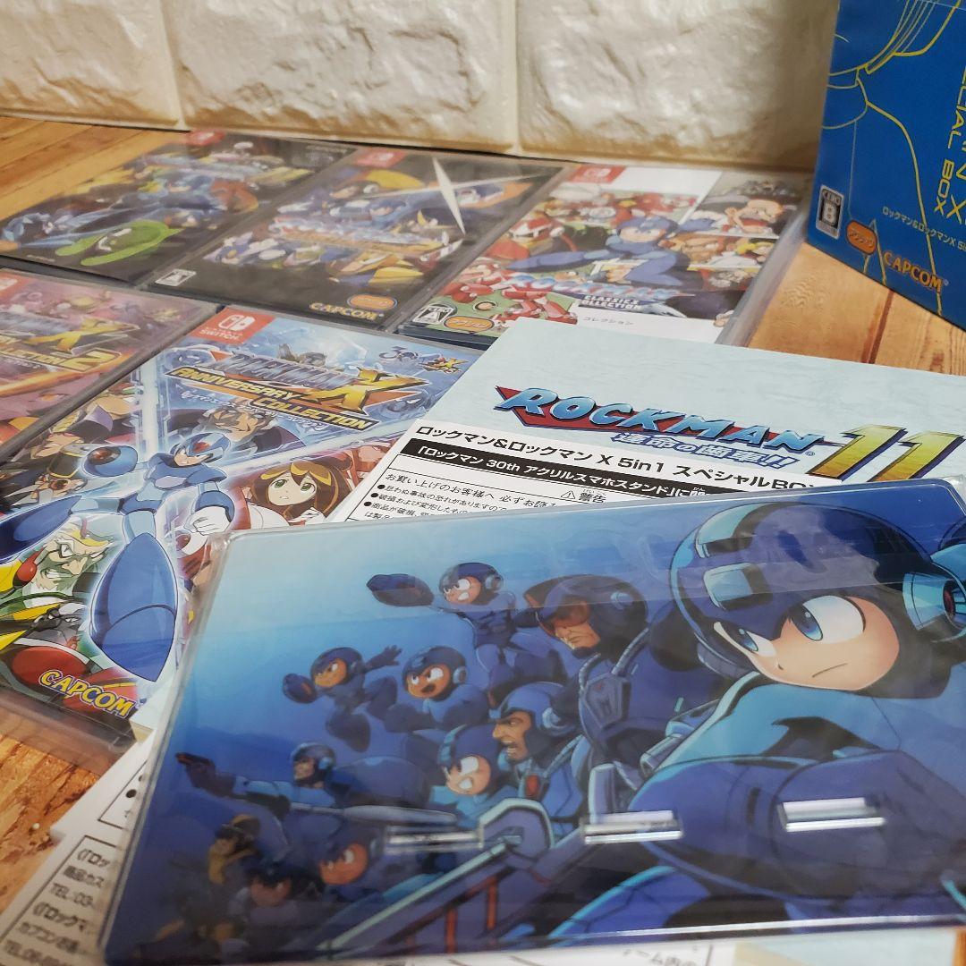 美品Switch ロックマン&ロックマンX 5in1 スペシャルBOX