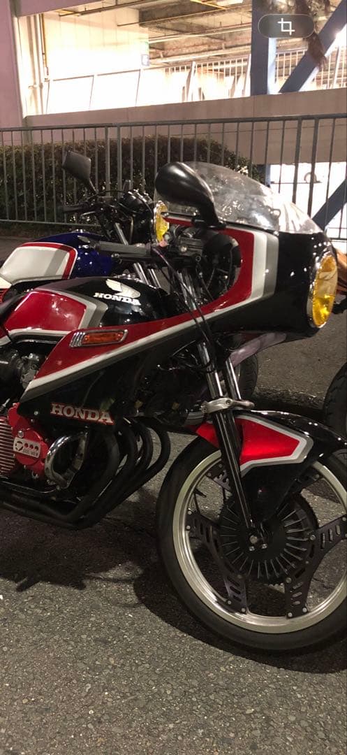 イノウエハーフカウル黒赤カラー　中古品