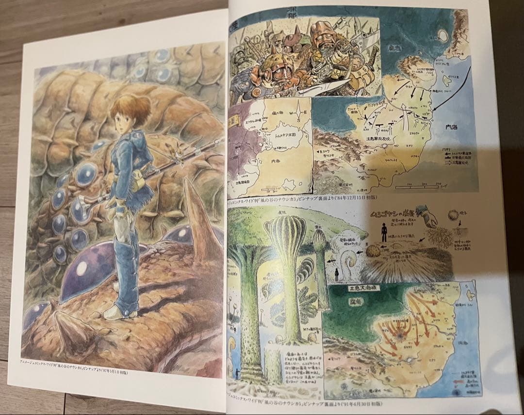 豪華装丁本　風の谷のナウシカ 上巻・下巻　ハードカバー2巻セット