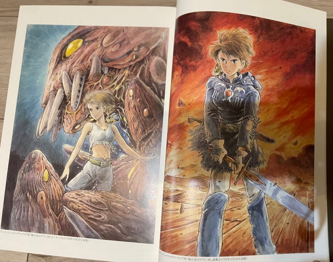 豪華装丁本　風の谷のナウシカ 上巻・下巻　ハードカバー2巻セット