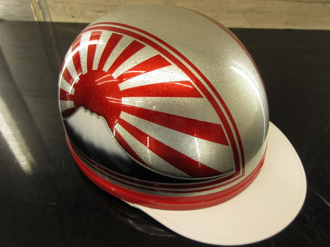 三つボタン‼送料込！！カスタムコルク半　富士日章　ラメ最安値003