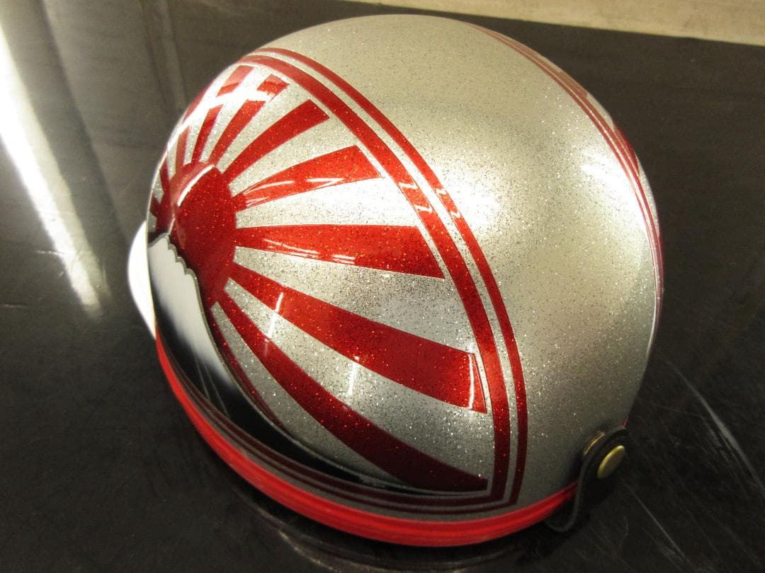 三つボタン‼送料込！！カスタムコルク半　富士日章　ラメ最安値003