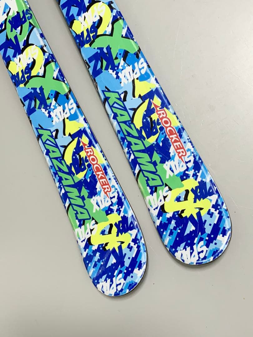 ジュニアスキー 4点セット　KAZAMA 板126cm／靴23cm