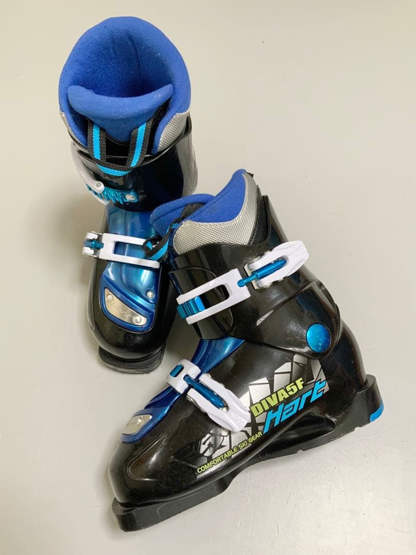 ジュニアスキー 4点セット　KAZAMA 板126cm／靴23cm