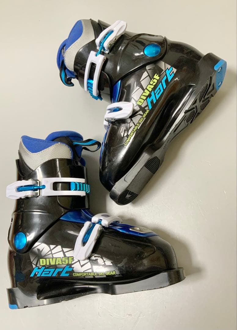 ジュニアスキー 4点セット　KAZAMA 板126cm／靴23cm