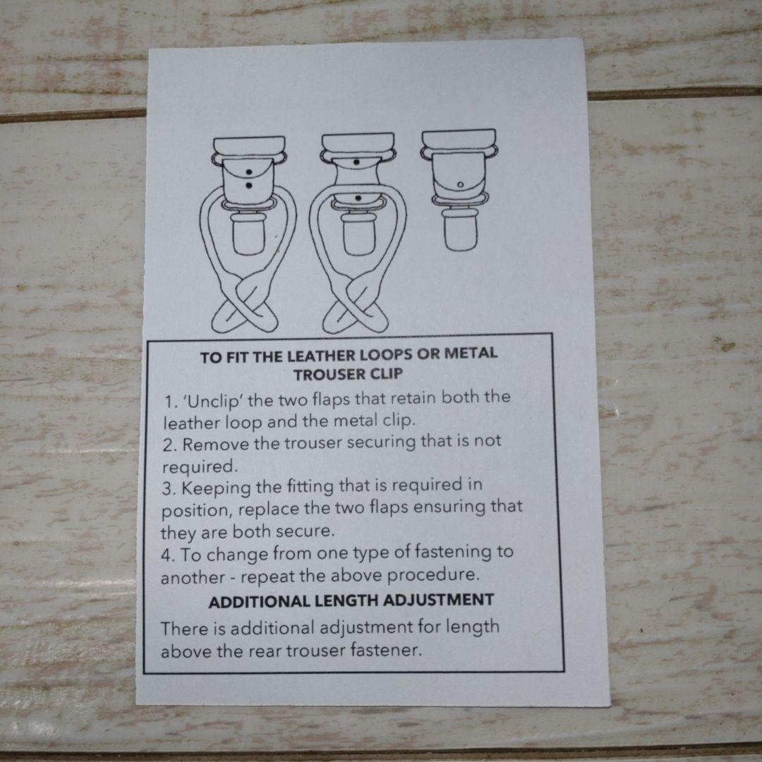 ◇新品  THURSTON 英国製 アーガイル サスペンダー