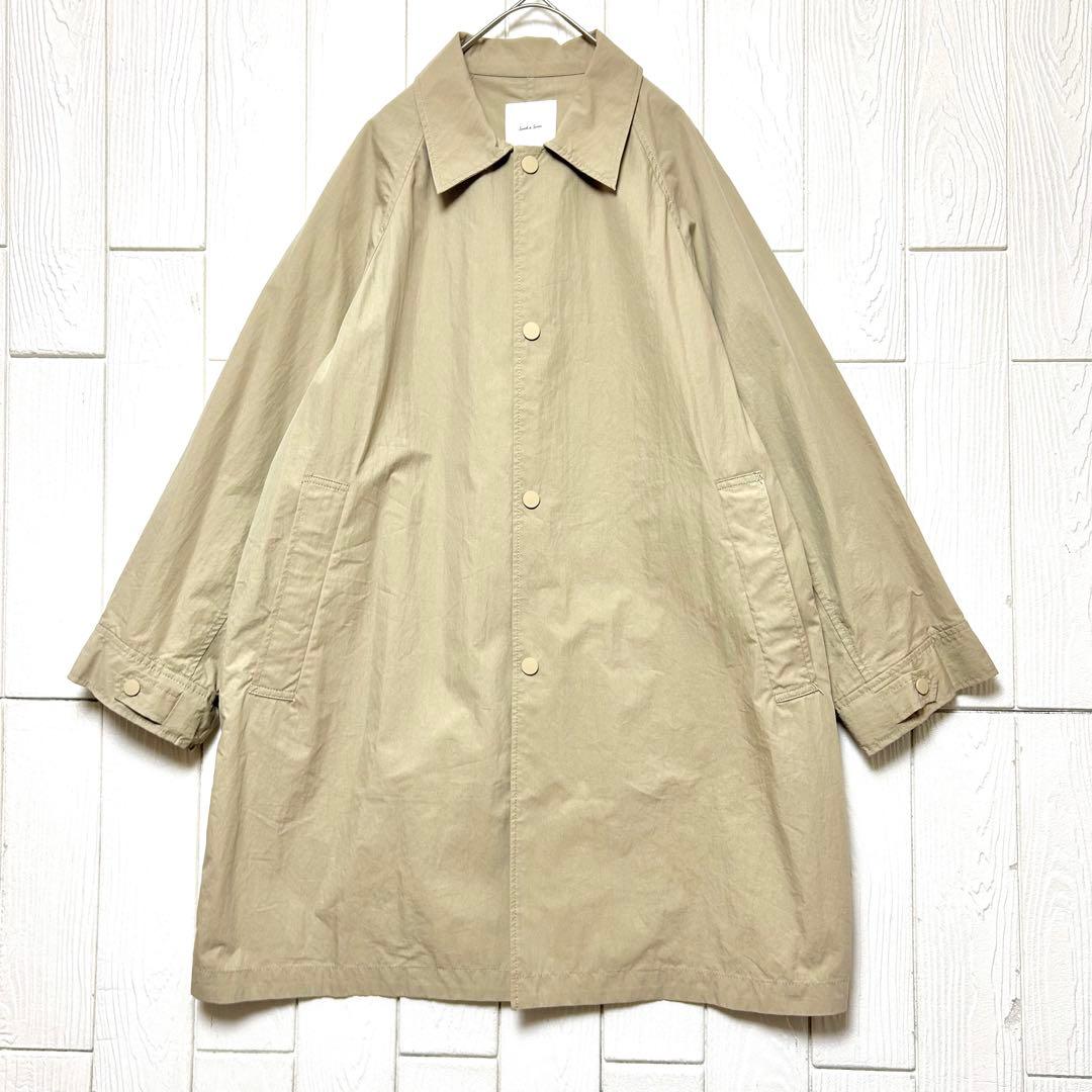 2024スピックアンドスパン コットンナイロン ステンカラーテントコート