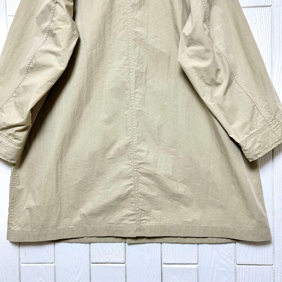 2024スピックアンドスパン コットンナイロン ステンカラーテントコート