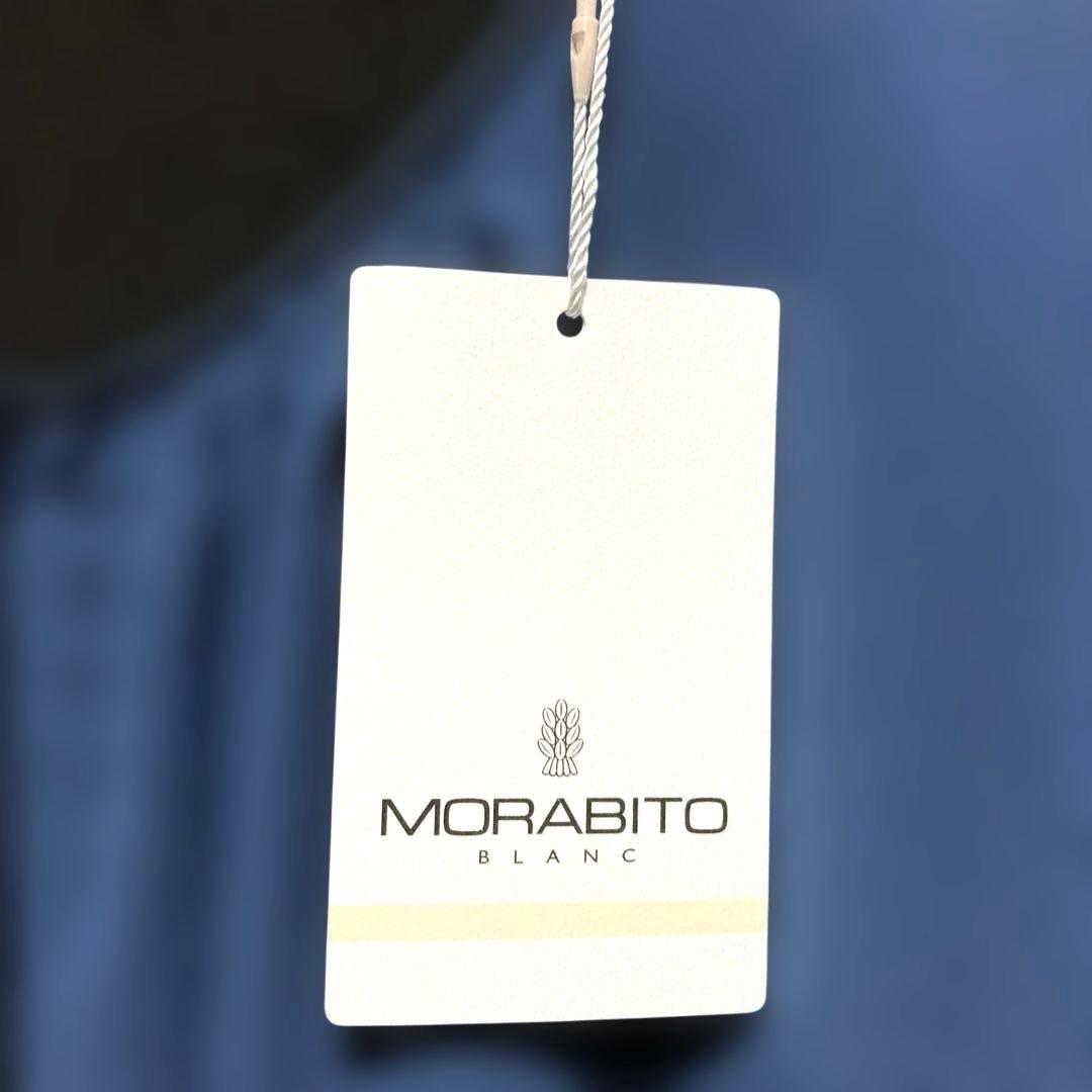 【新品タグ付き】MORABITO BLANC ノーカラー　ジップアップジャケット