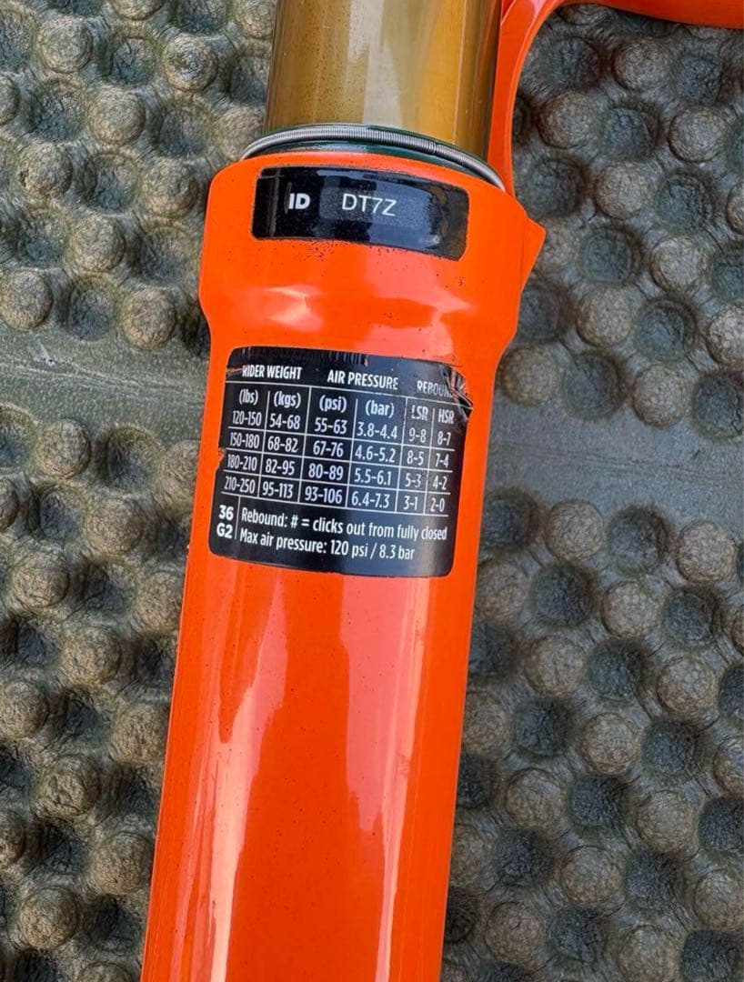 パーツ FOX 36 FACTORY 29/27.5+ 160mm