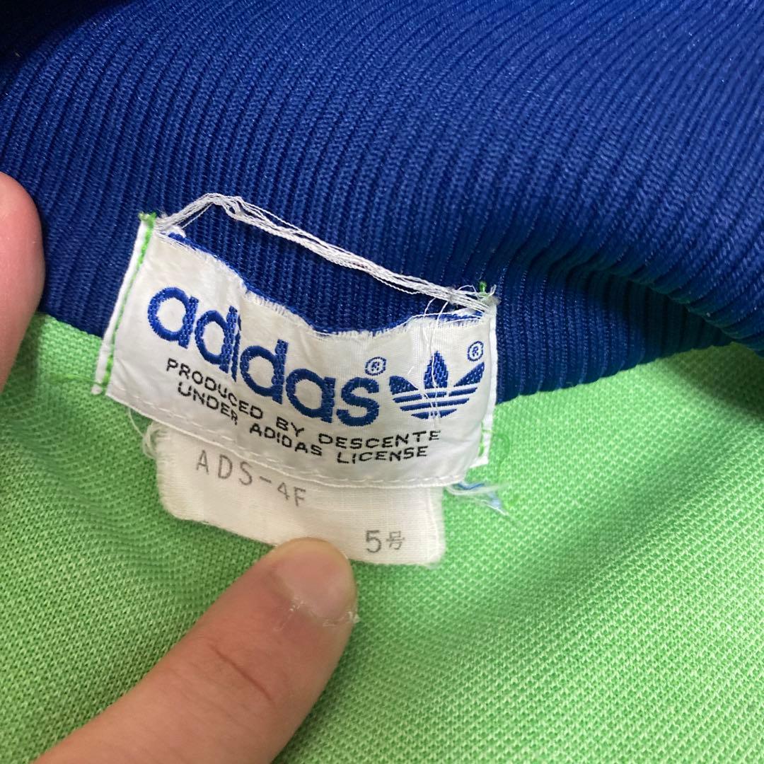 70s 80s adidas トラックジャケット　ジャージ　テザント　5号