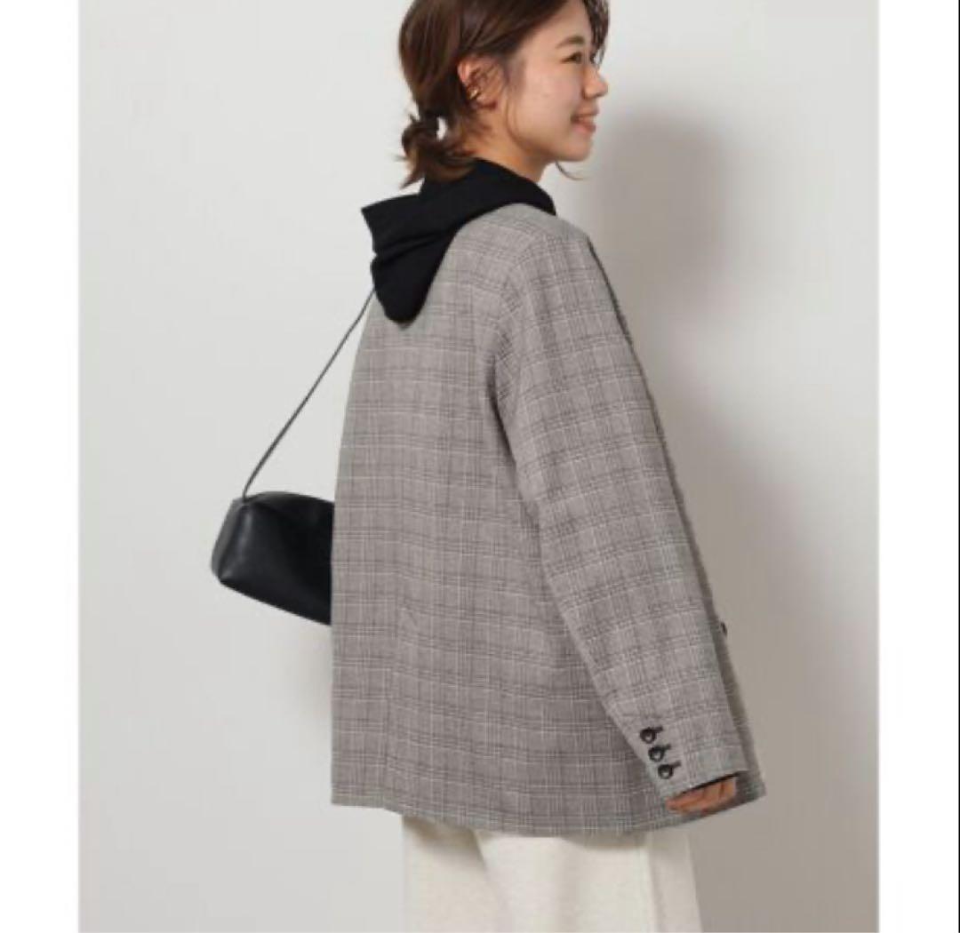 ジャーナルスタンダードレリューム　ダブルフロントチェックジャケット