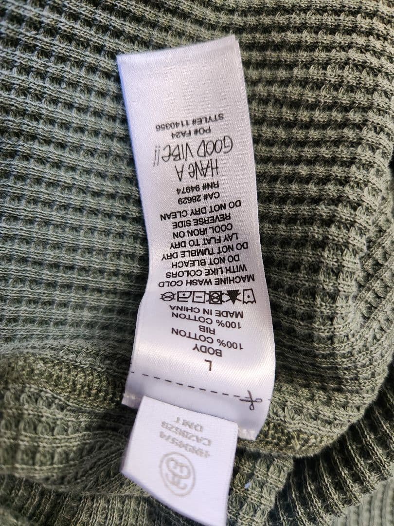 う*ー様 BASIC STUSSY THERMAL Green