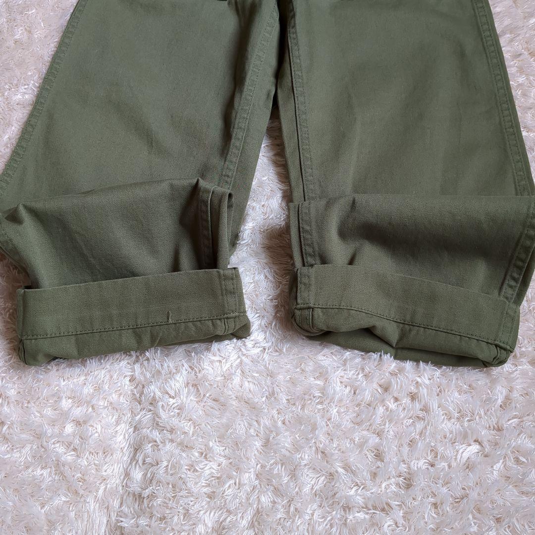 【タグ付き】25SS　ルーズベイカーパンツ　カーキ　サイズ34