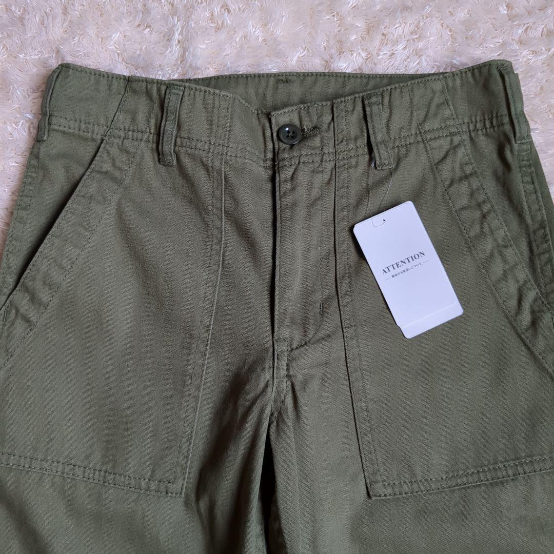 【タグ付き】25SS　ルーズベイカーパンツ　カーキ　サイズ34